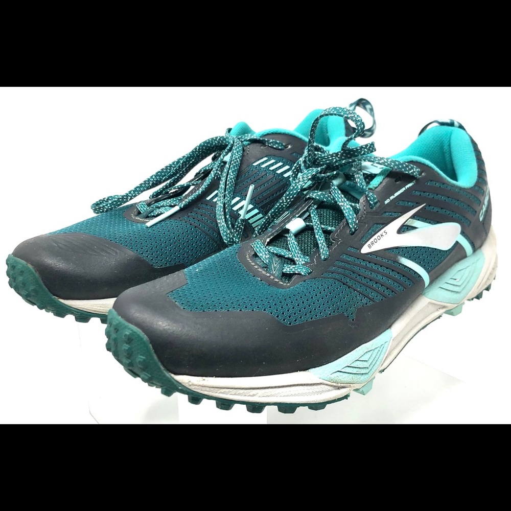 Brooks Cascadia 13 Women’s 9.5 EUC Teal Running